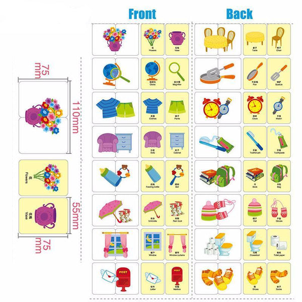 Baby Learn English Pair Puzzle