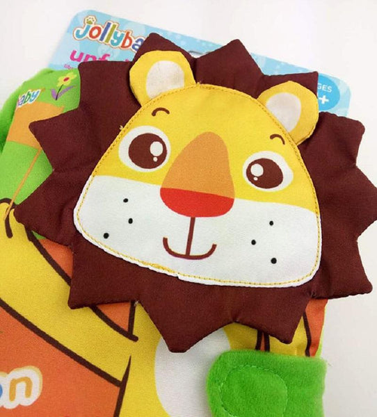 Cartoon Animal Infant Activity Plush Book
