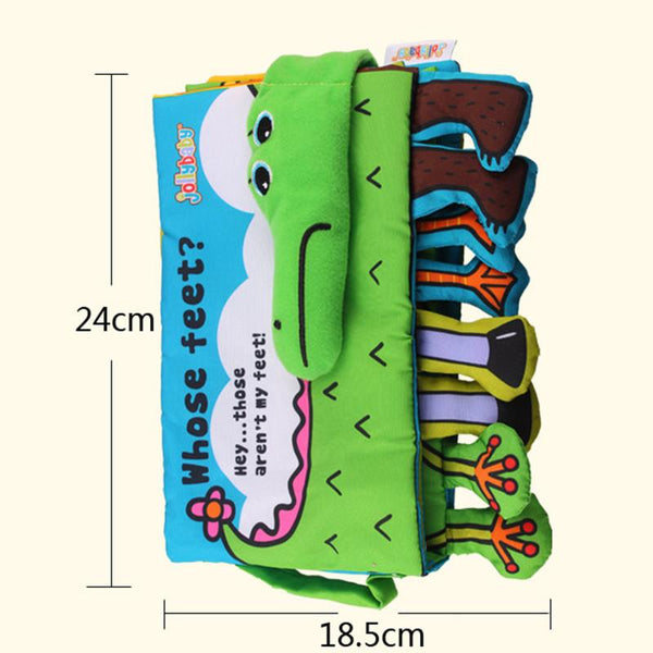 Whose Feet Educational Cloth Books