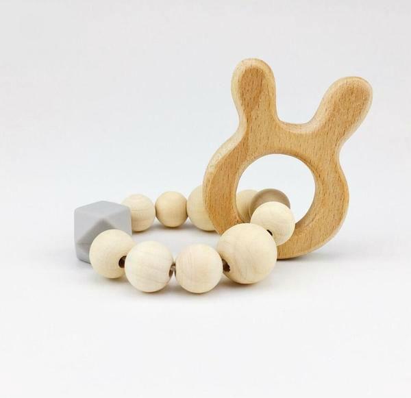 Wooden Bracelet Teething Toy