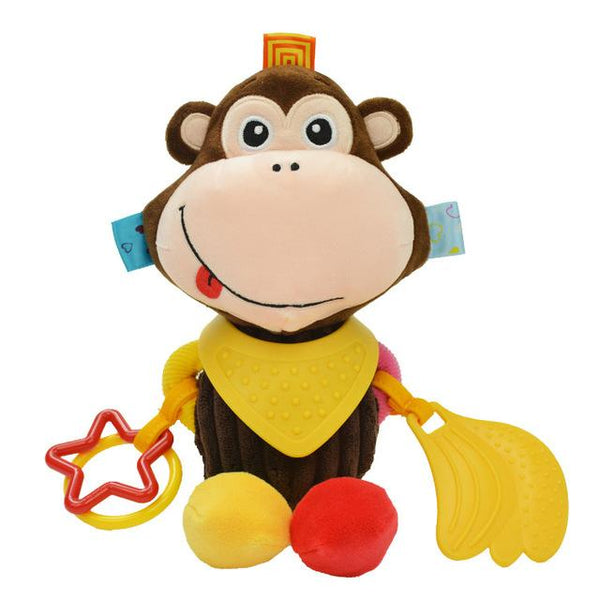 Cartoon Animal Bell Rattle Toy