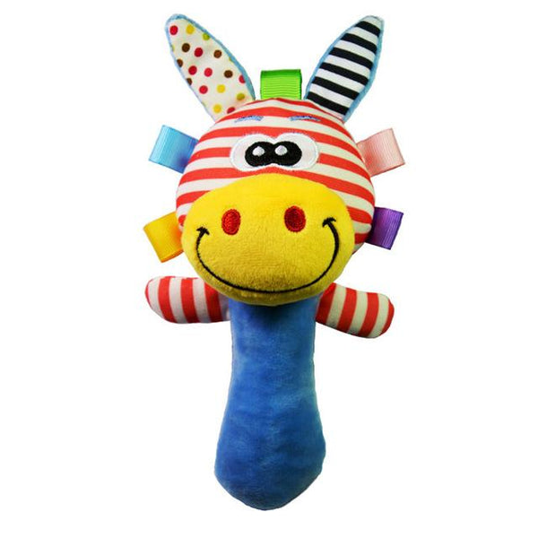 Cute Plush Animal Hand Bells Toys